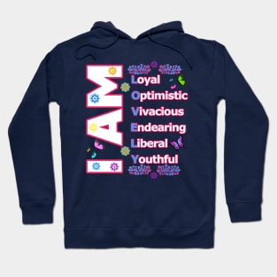 I Am LOVELY - Self love Motivation Hoodie